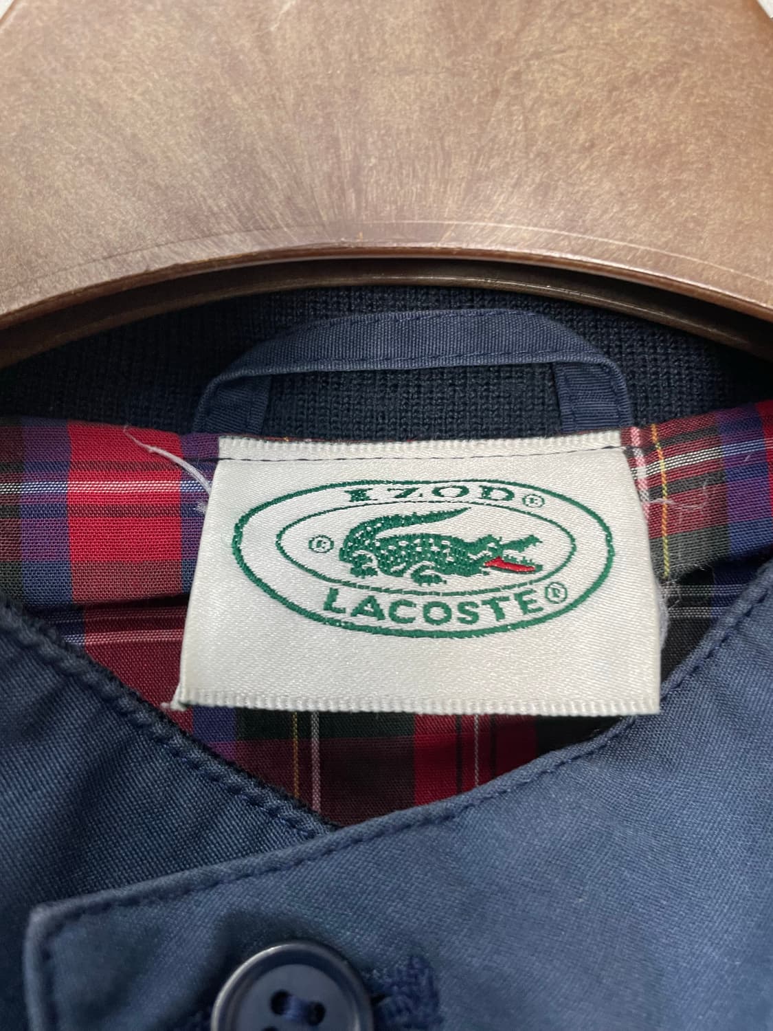 라코스테 하이넥 스윙 탑 블루종 자켓 H1556 상품이미지5