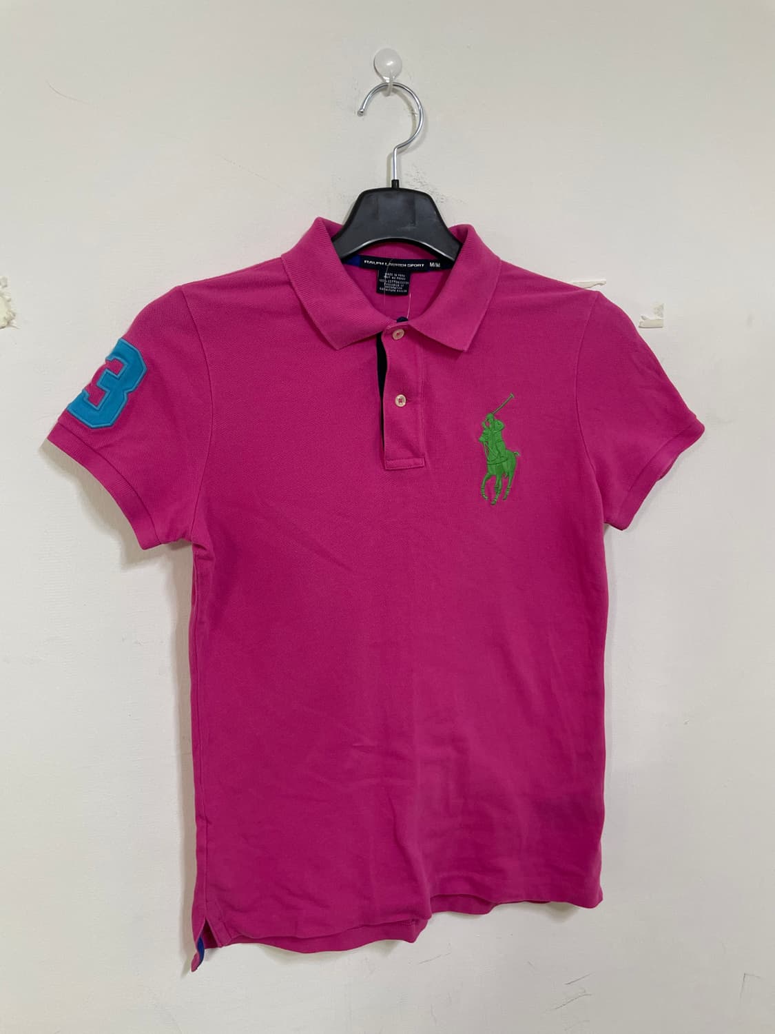 폴로랄프로렌 반팔 카라티 핑크 상품이미지1
