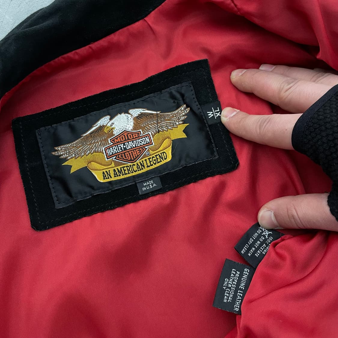 할리데이비슨 90s 프린지 에스닉 스웨이드 리얼레더 가죽자켓  상품이미지6