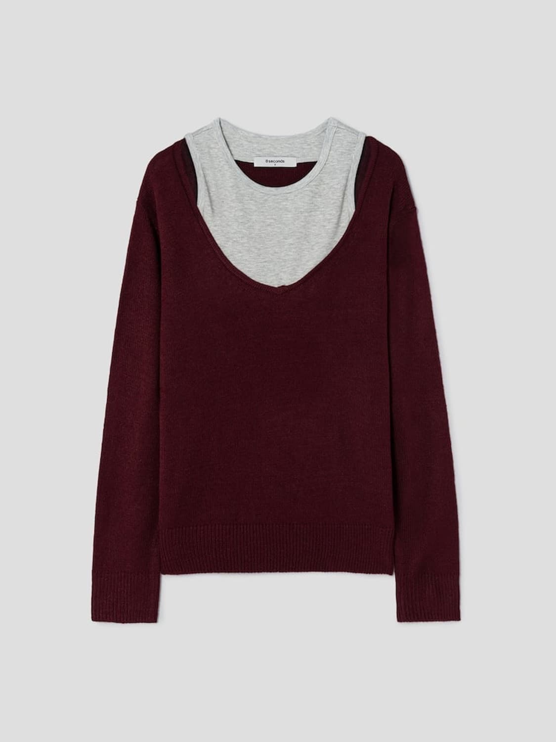 에잇세컨즈 긴소매 와인 상품이미지1