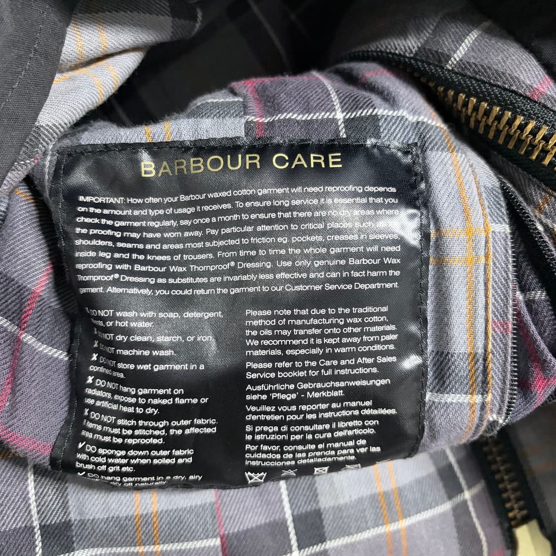 바버 우먼 인터네셔널 왁스 자켓 상품이미지5