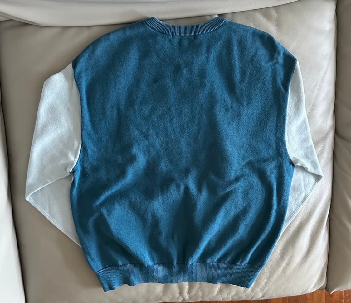 Supreme 2-Tone Sweater Light Blue 상품이미지3
