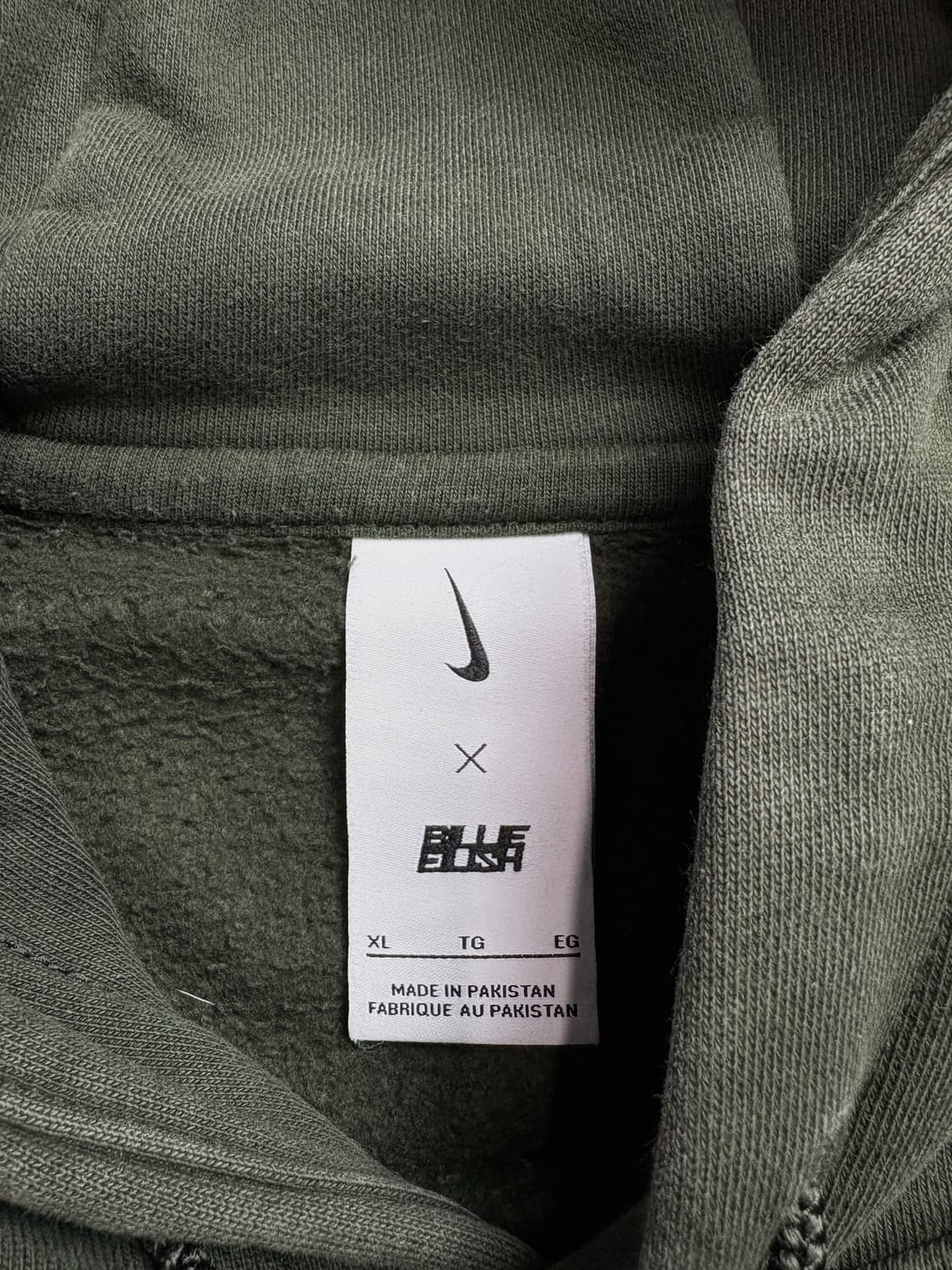 나이키x빌리아일리쉬 NRG 카키컬러 스웻 셋업 2037 상품이미지3