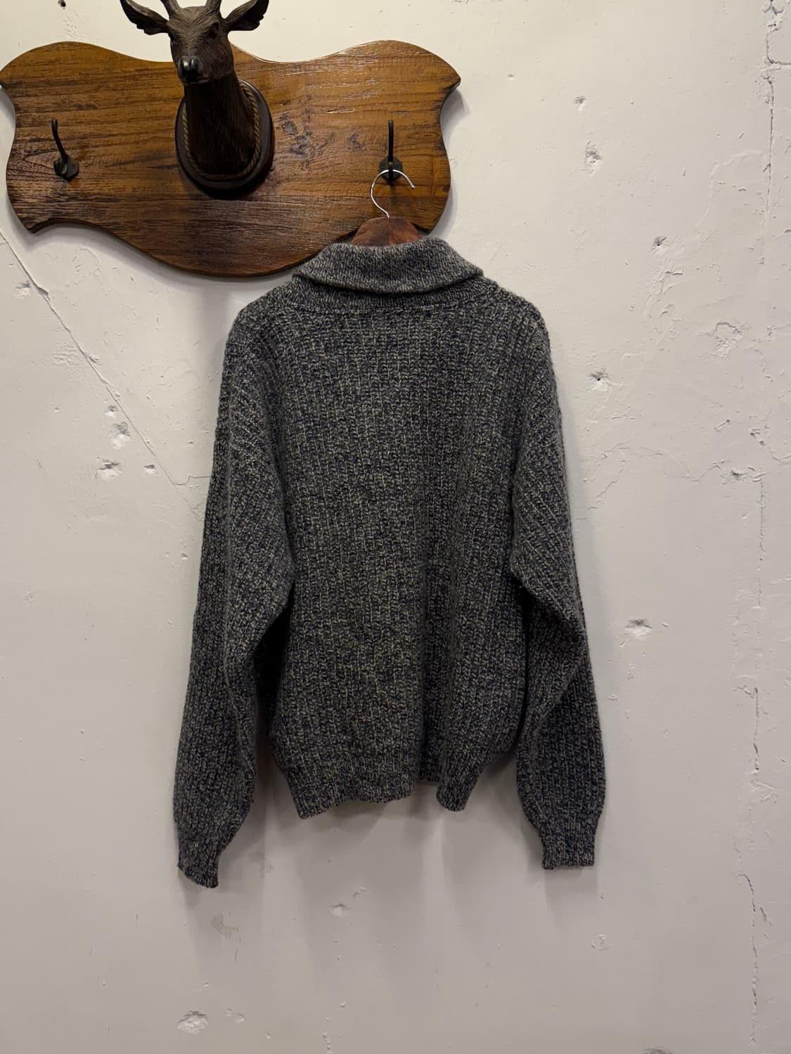 L) 90s RAGG U.S.A. Shawl Collar Pullover 상품이미지5
