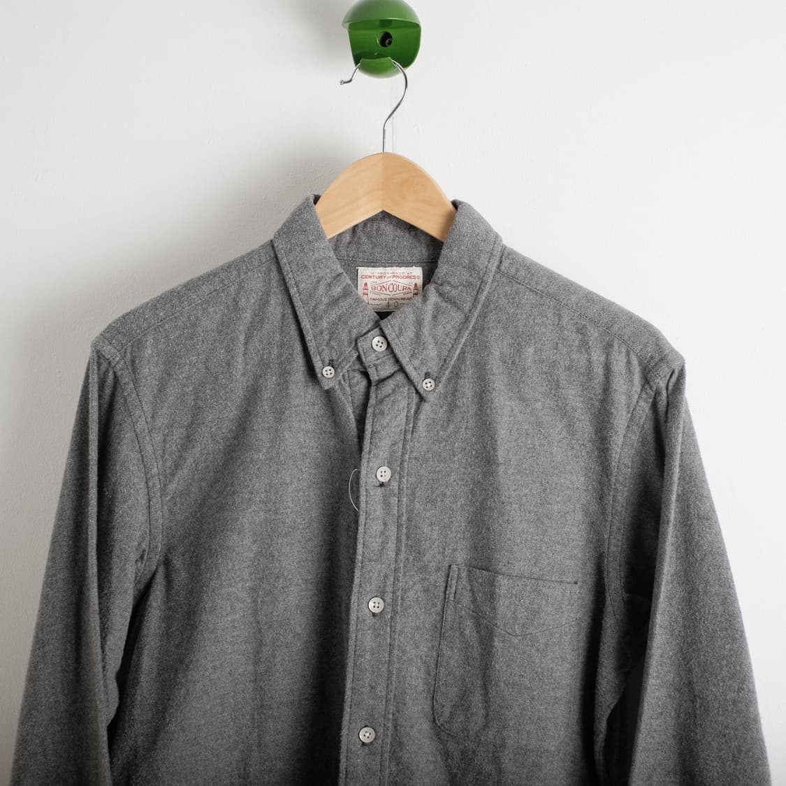 봉쿠라 그레이 플란넬 셔츠 40(100-103)사이즈 그레이 상품이미지4