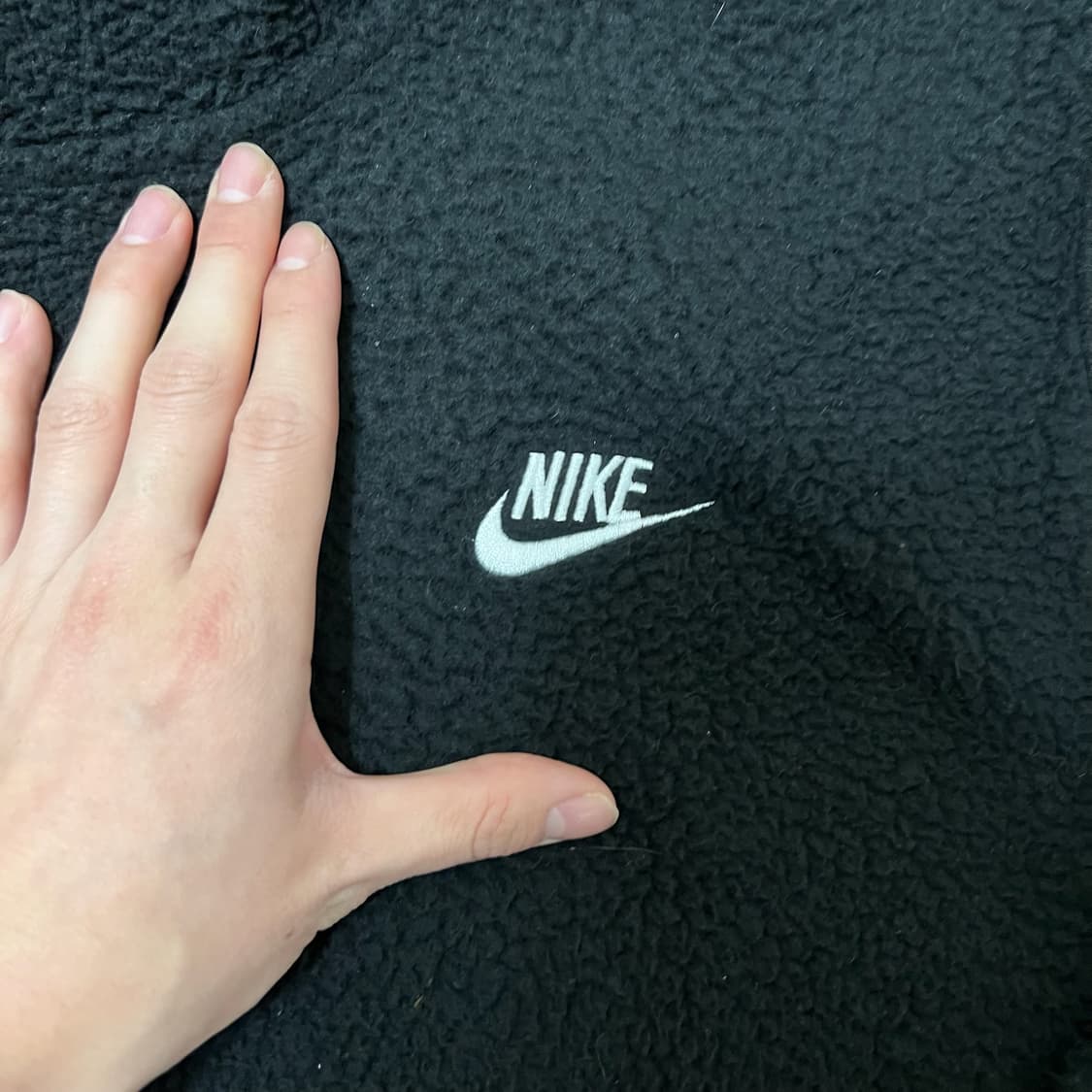 나이키 빅스우시 양털 뽀글이 후리스 후드티 L/100  상품이미지5