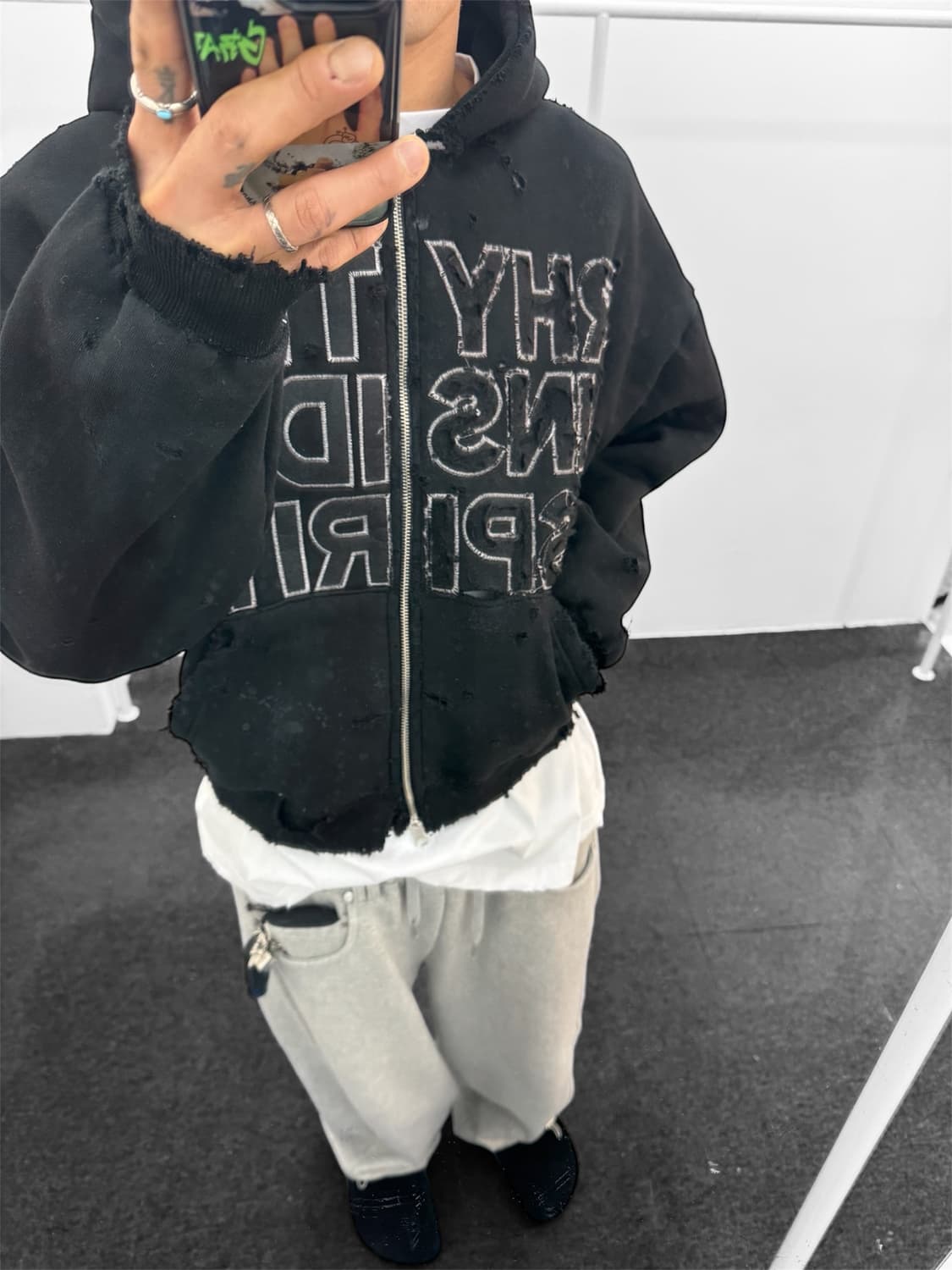 빈티지 후드집업(기모) 상품이미지9