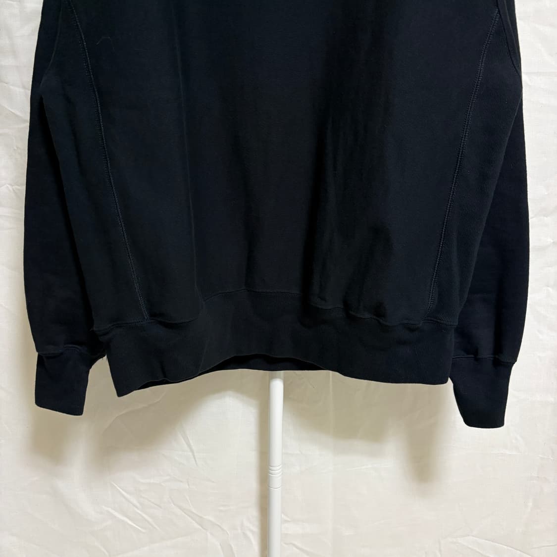 챔피온 리버스위브 기모 맨투맨 스웻셔츠 / 블랙, L 상품이미지3