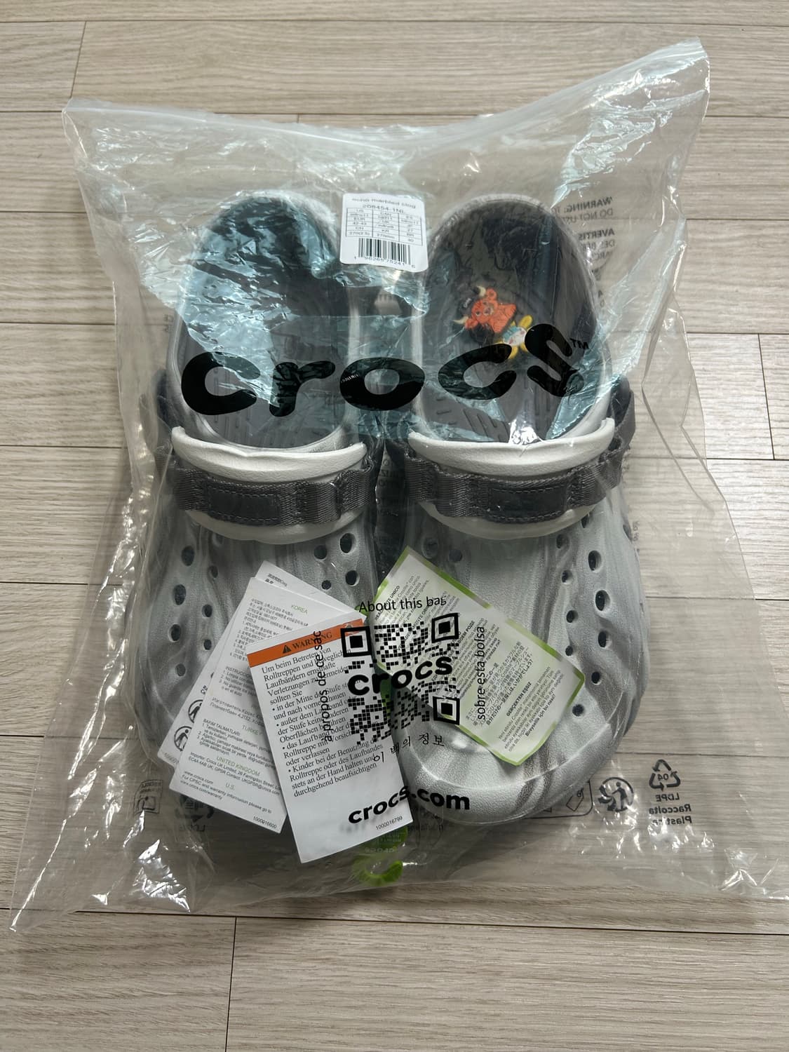 (새상품) 크록스 에코 마블드 클로그 문라이트 멀티 [270] 지비츠 상품이미지5