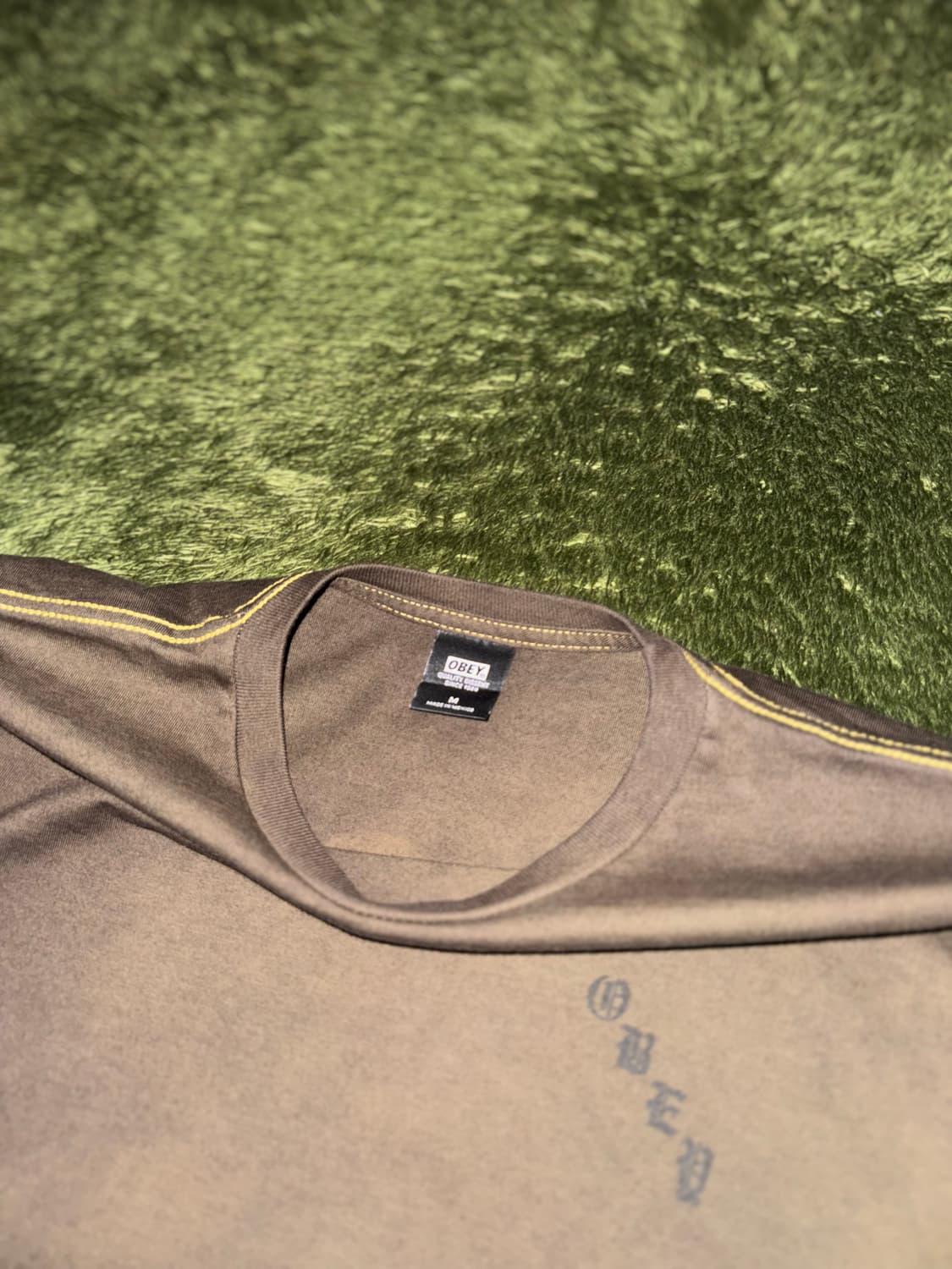 [M] Obey 오베이 핸드다잉 에어브러쉬 로즈 튜블러 티셔츠 상품이미지7