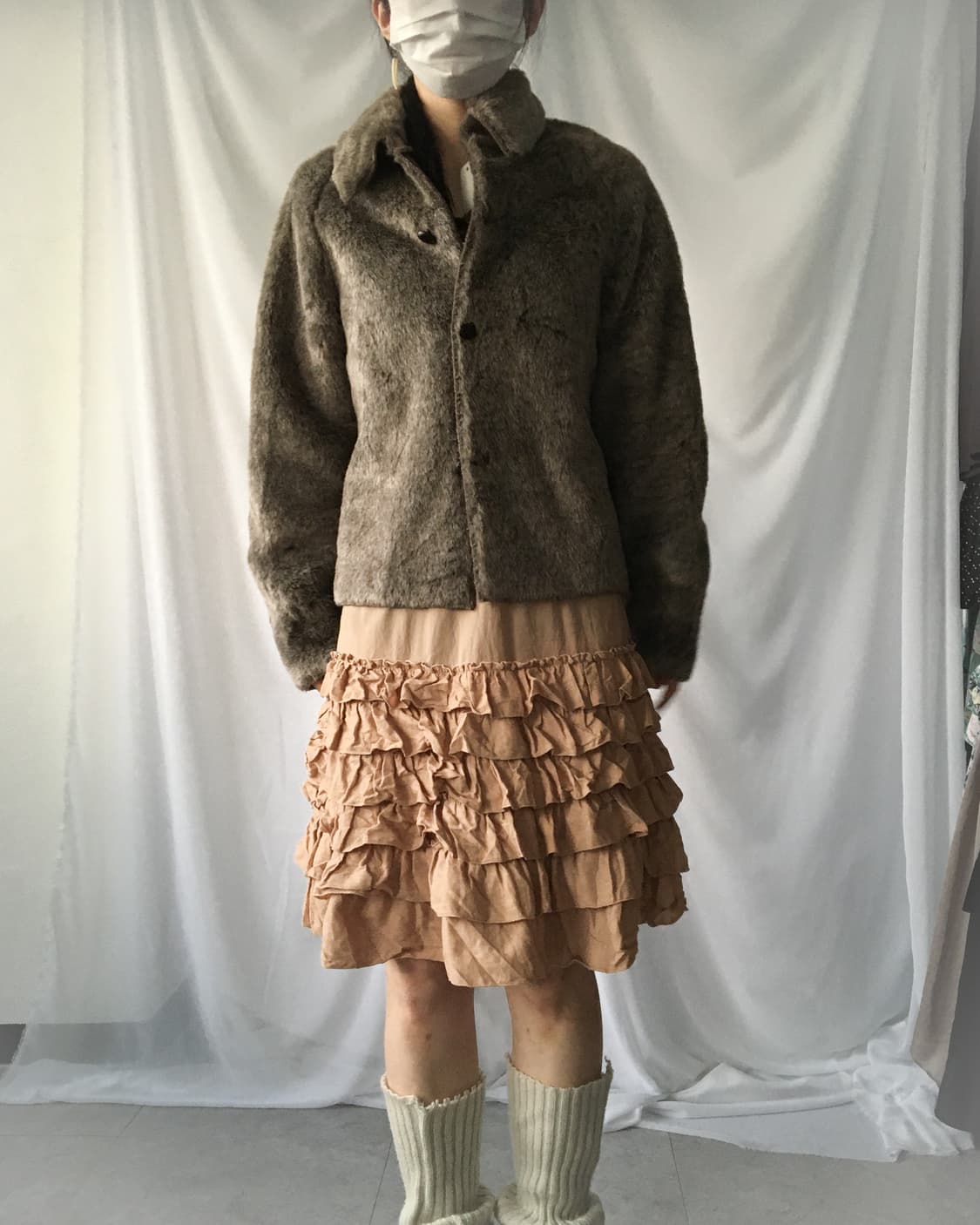 fake fur jacket 상품이미지1