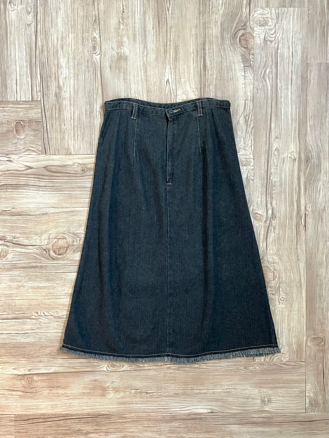 japan vtg 스티치 데님 스커트 상품이미지1