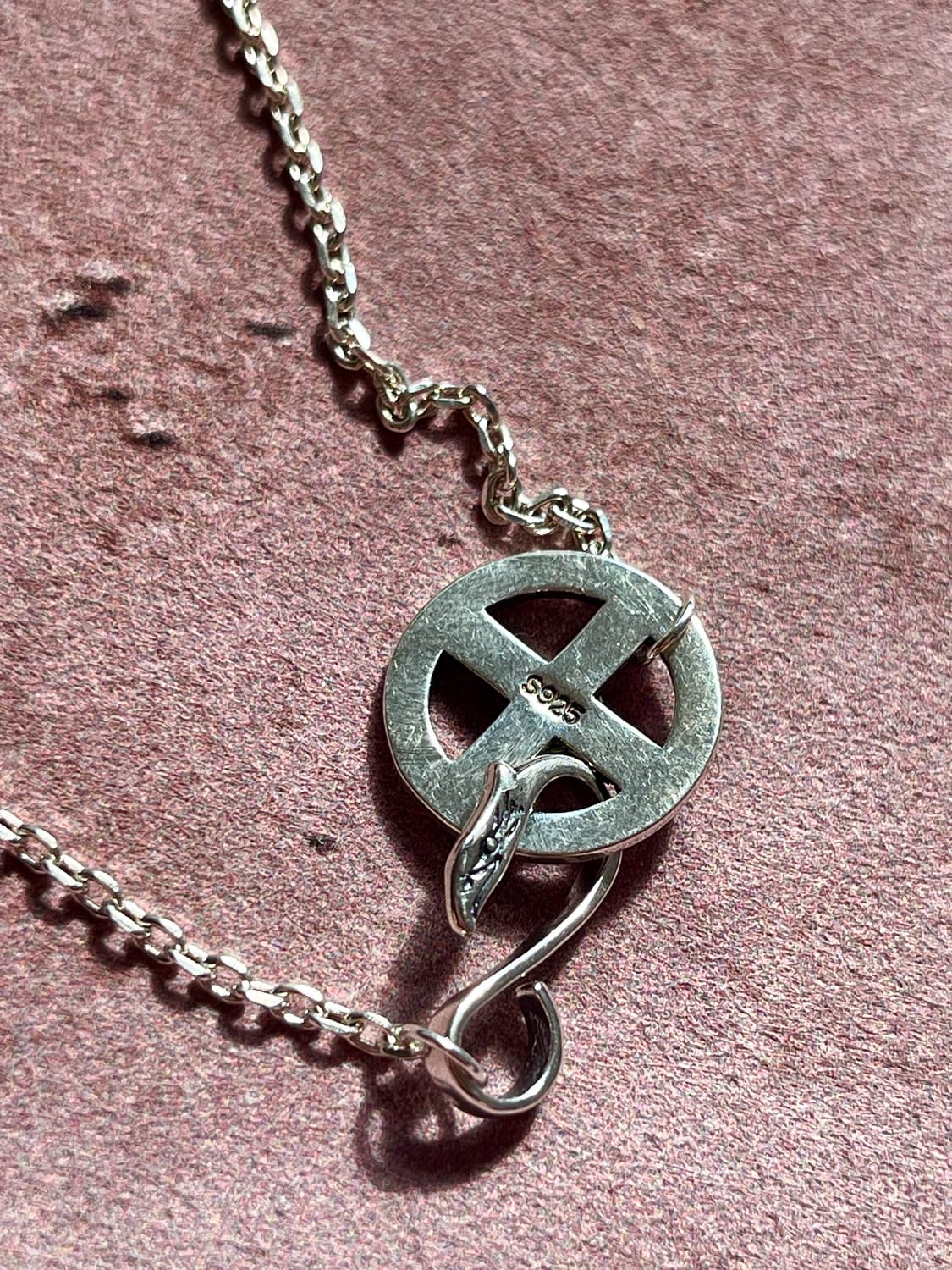 Quiet Wing Necklace 실버 925 팬던트 깃털목걸이  상품이미지4