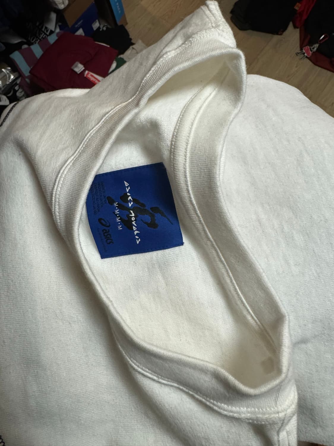 키코코스타디노브 아식스 노발리스 롱슬리브 화이트 상품이미지3