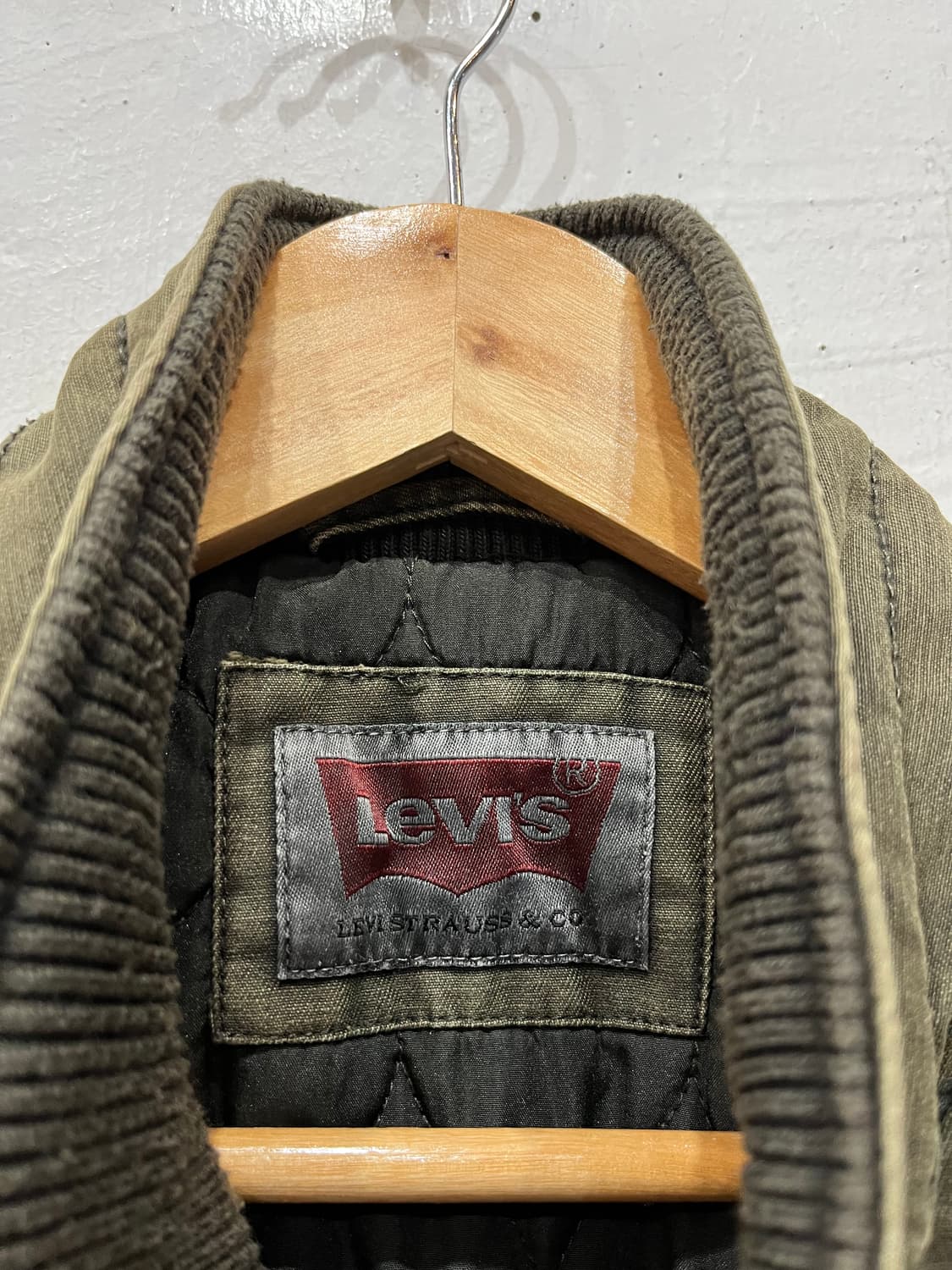 리바이스 이너퀼팅 워시드 필드자켓 S 상품이미지5