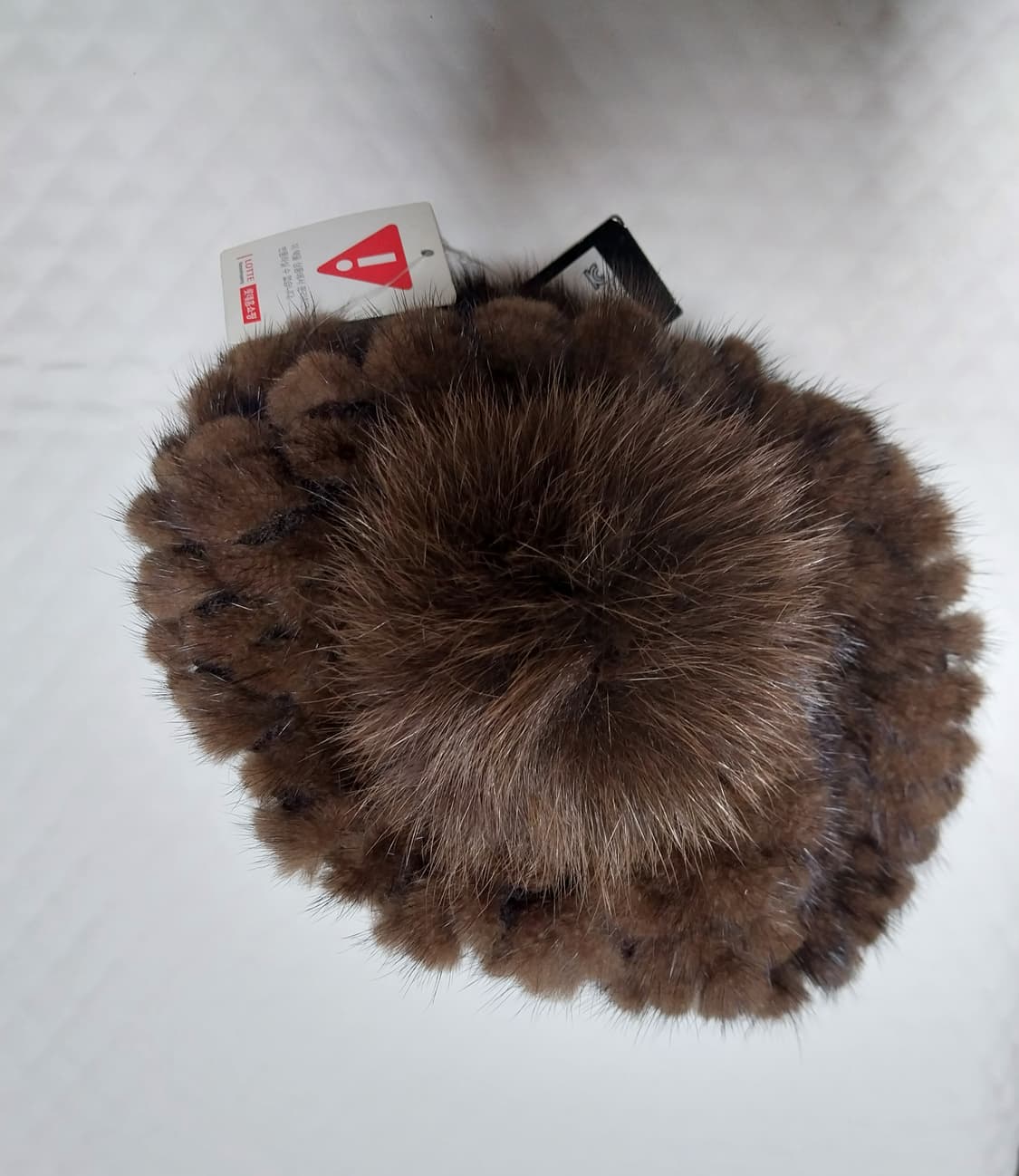 시티지 천연 밍크 모자 상품이미지2