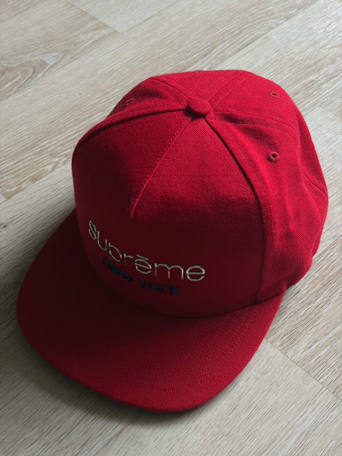 슈프림 크롬 로고 캡 새제품 상품이미지2