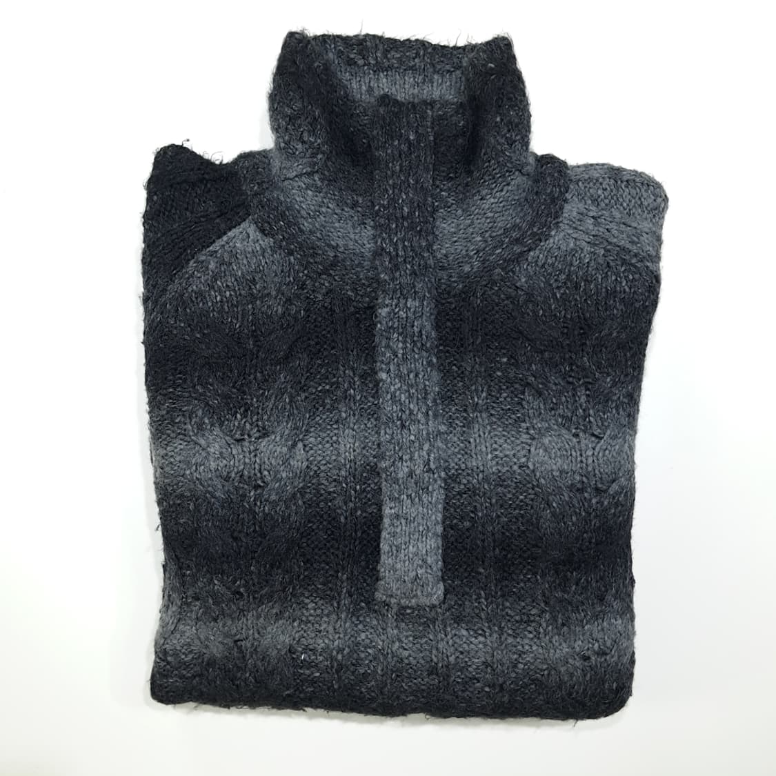 CL018 XL 타미힐피거 옴브레 하프집업 니트 상품이미지9