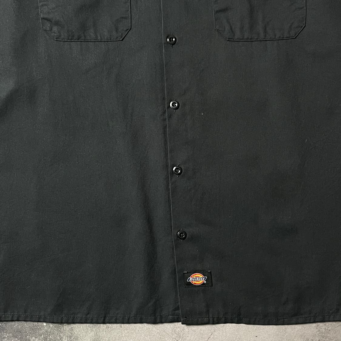 DICKIES 디키즈 빈티지 블랙 플랩포켓 워크 셔츠 A00899 상품이미지4