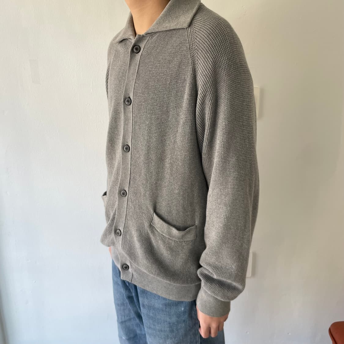 요코 사카모토23ss  와플 가디건 상품이미지2