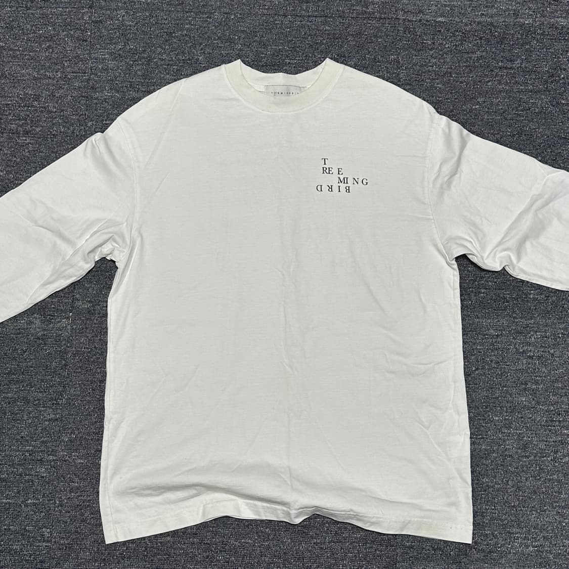 트리밍버드 프린팅 긴팔티 상품이미지2