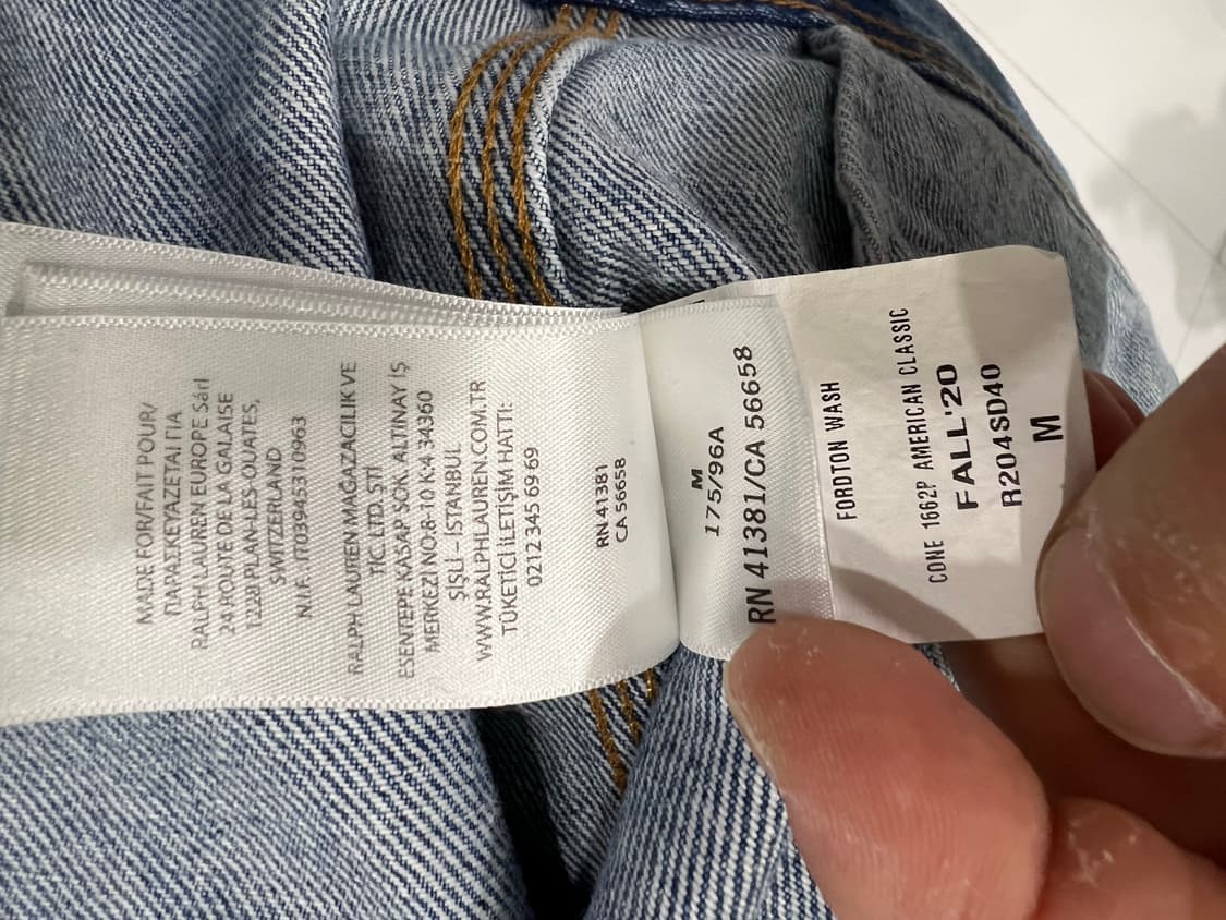 폴로 덩가리 청자켓 M(1회착용) 상품이미지10