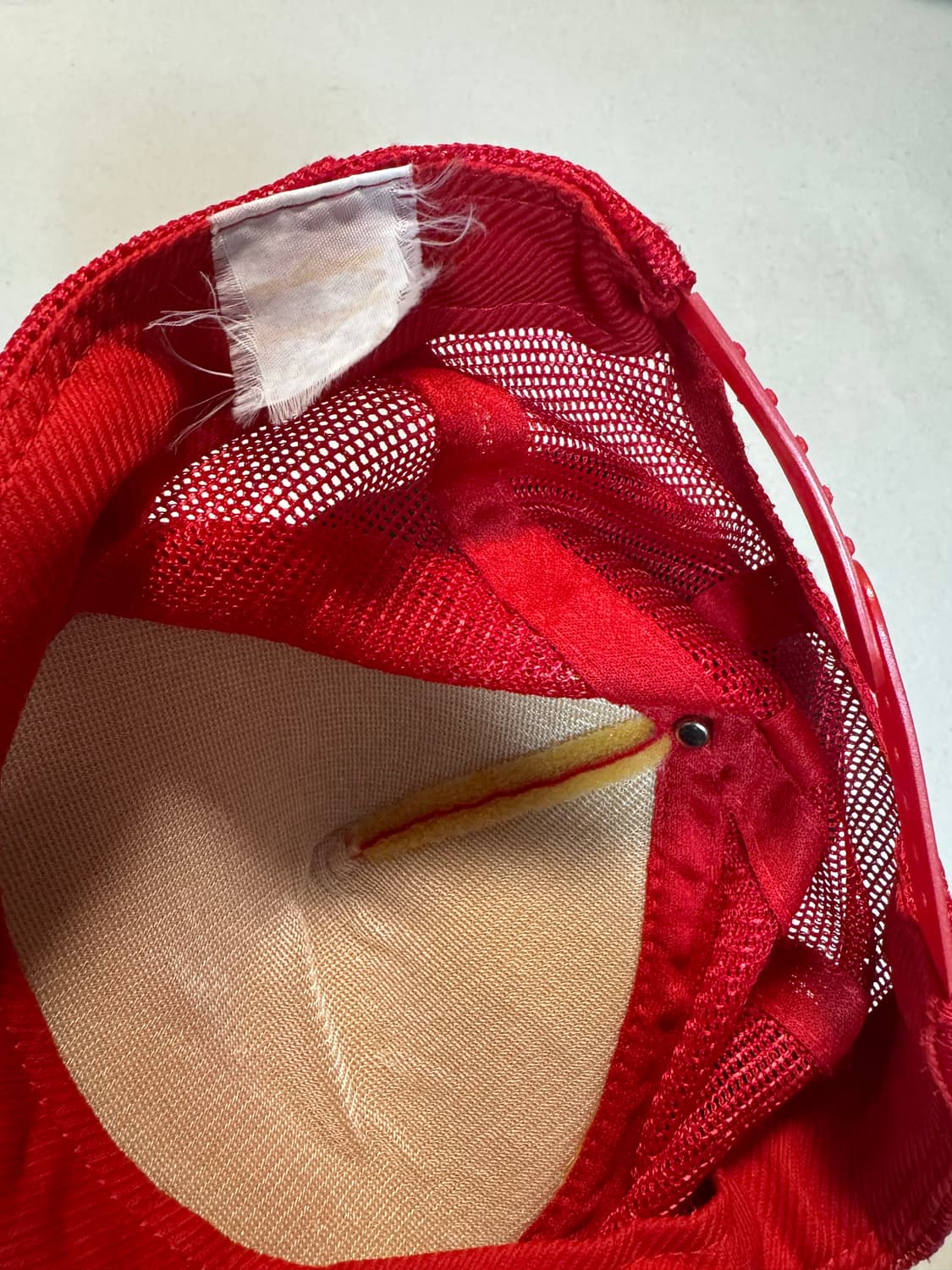 Rayovac 빈티지 매쉬 트러커캡 레드 모자 볼캡 스냅백 상품이미지4