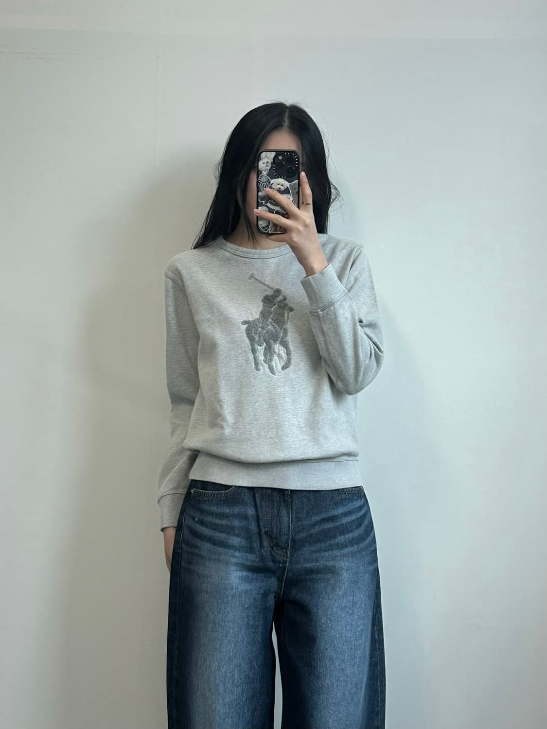 폴로 랄프로렌 빅포니 그레이 맨투맨 상품이미지1