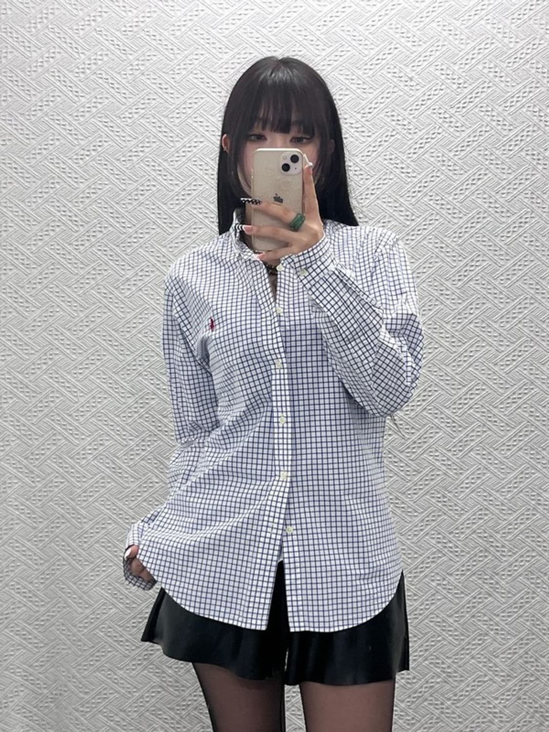 폴로 랄프로렌 컨트리 레트로 빈티지 체크패널 셔츠 M C10334 상품이미지1