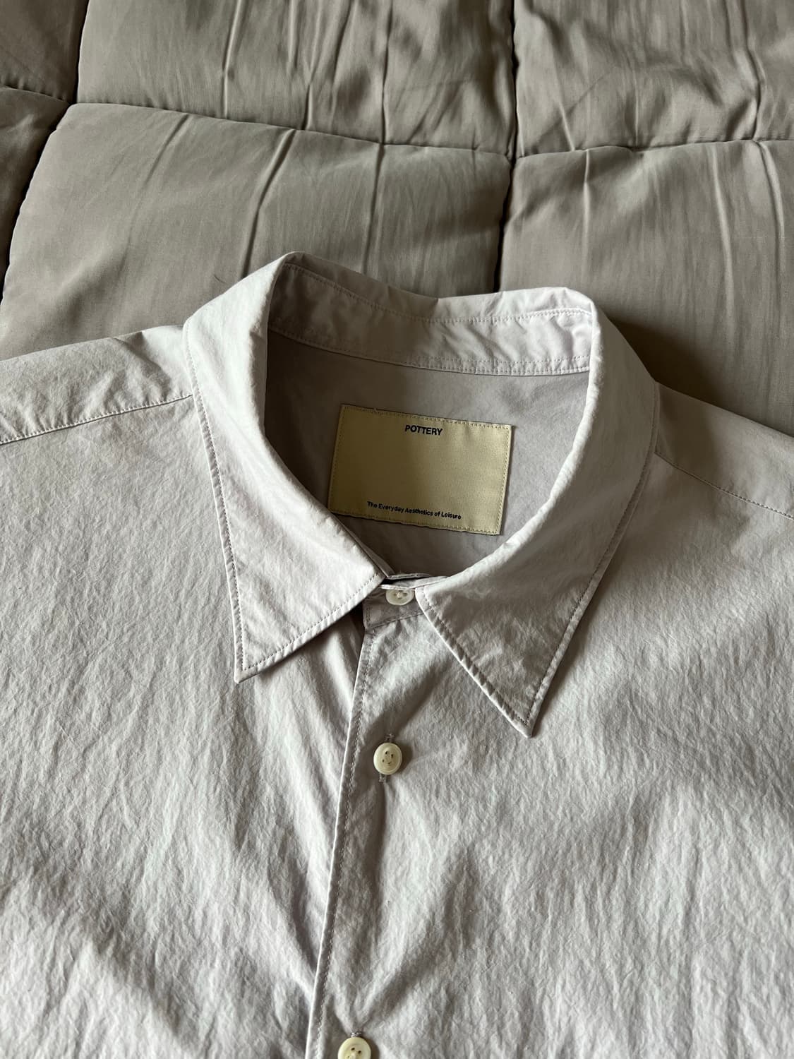 포터리 코튼 타입라이터 컴포트 반팔셔츠 상품이미지4