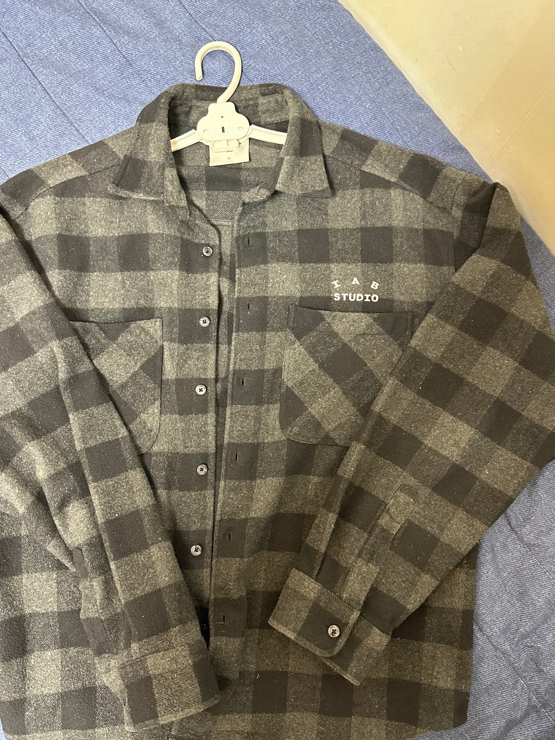 아이앱 깅엄 체크 셔츠 l 상품이미지3