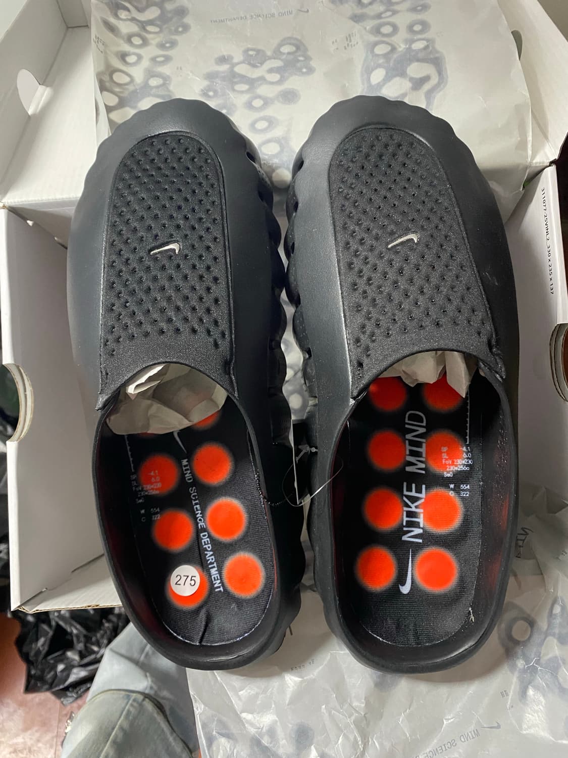 나이키 마인드 001 블랙 크롬 275mm 상품이미지2