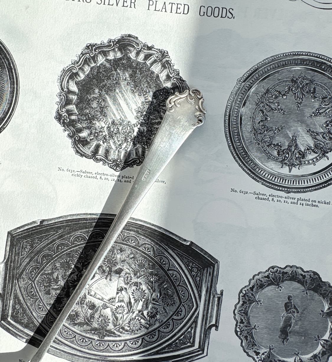 영국 앤틱 실버플레이트 올리브포크 상품이미지4