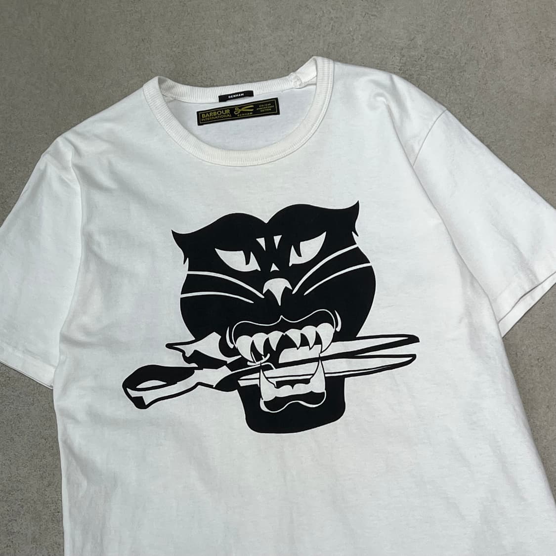 바버x덴햄 프린팅 반팔티 s10277 상품이미지3