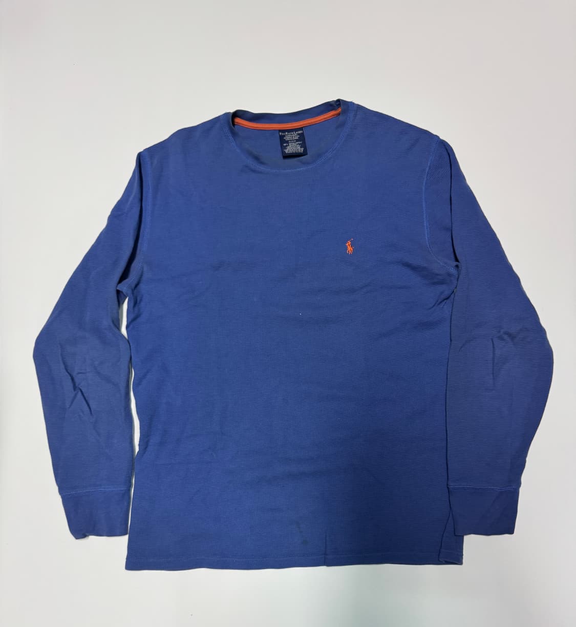 폴로 랄프로엔 와플 롱슬리브 긴팔티 M 상품이미지1