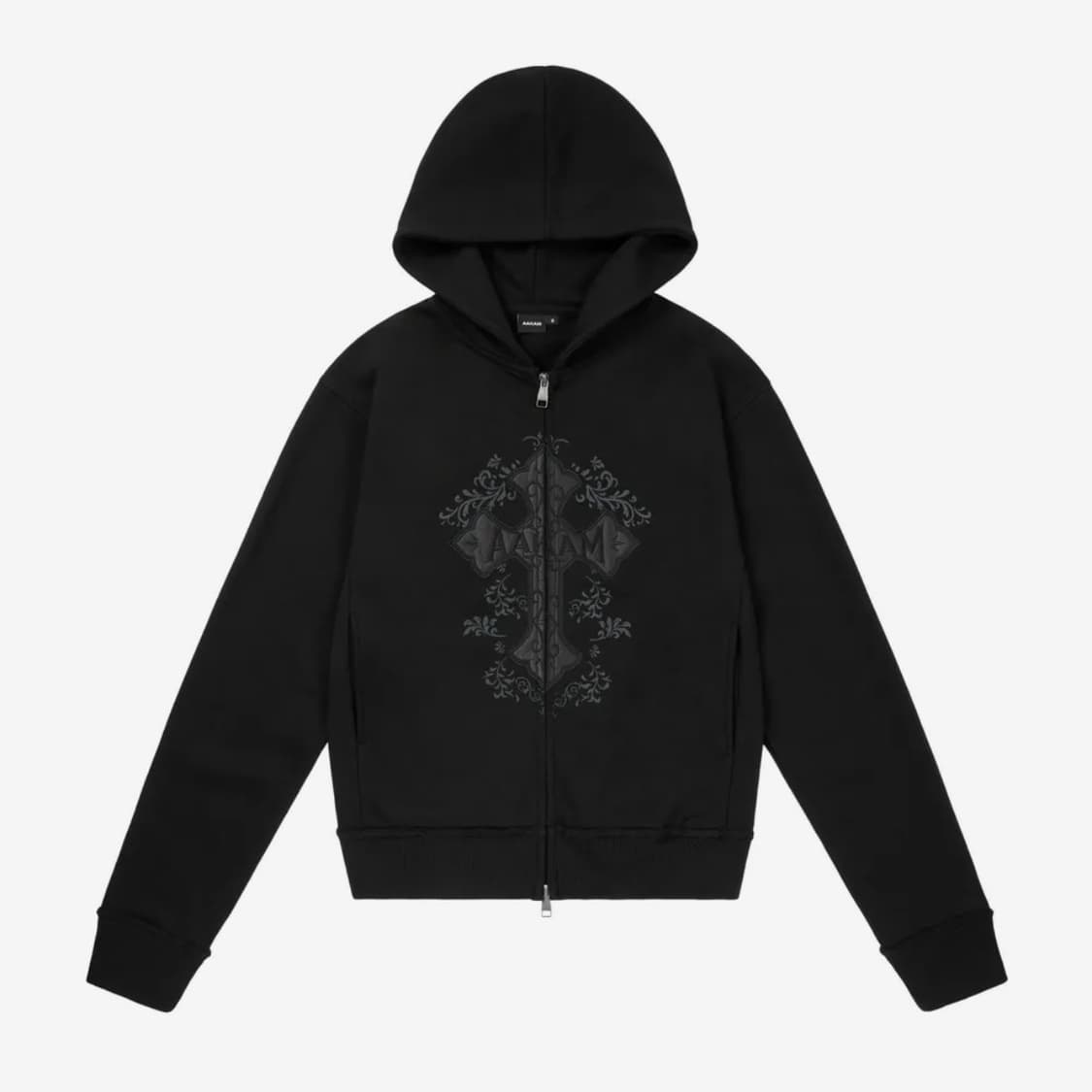 아캄 후드집업: AKM CROS2 Zip-Up Hoodie (Black) 상품이미지1