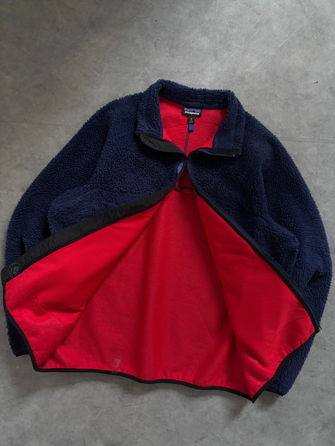 Patagonia 파타고니아 블루 컬러 플리스 자켓 상품이미지2