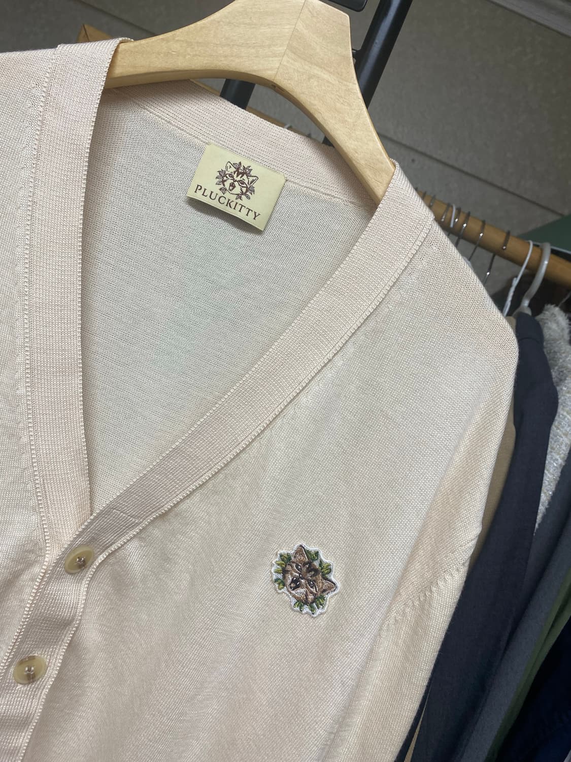 플럭키티 뉴본 니트 가디건 상품이미지1