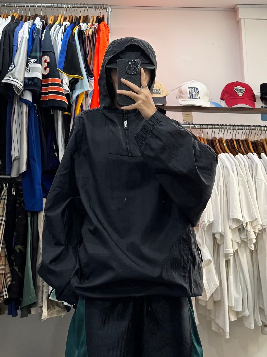 90s 나이키 나일론 립스탑 아노락 상품이미지9