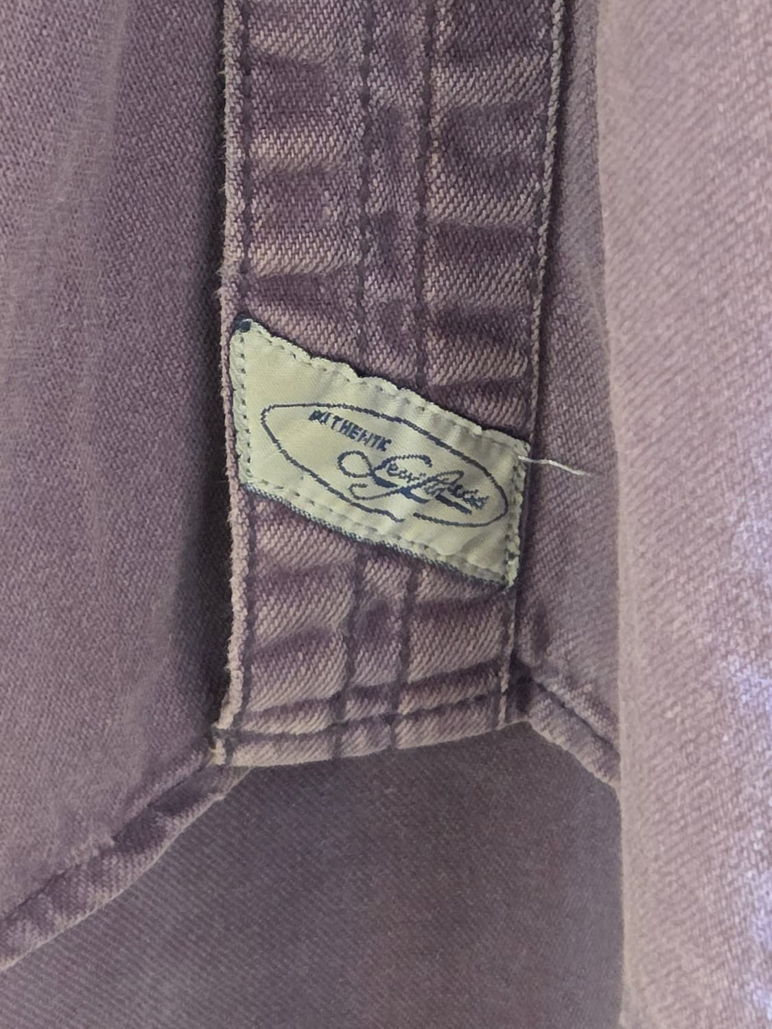 Levis 리바이스 빈티지퍼플 반팔셔츠 상품이미지5