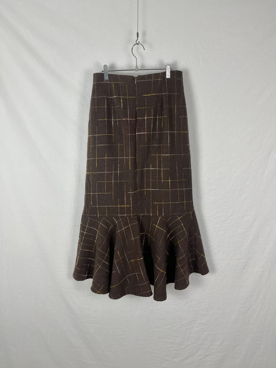 Vintage 브라운컬러 드레이핑 스커트  상품이미지4