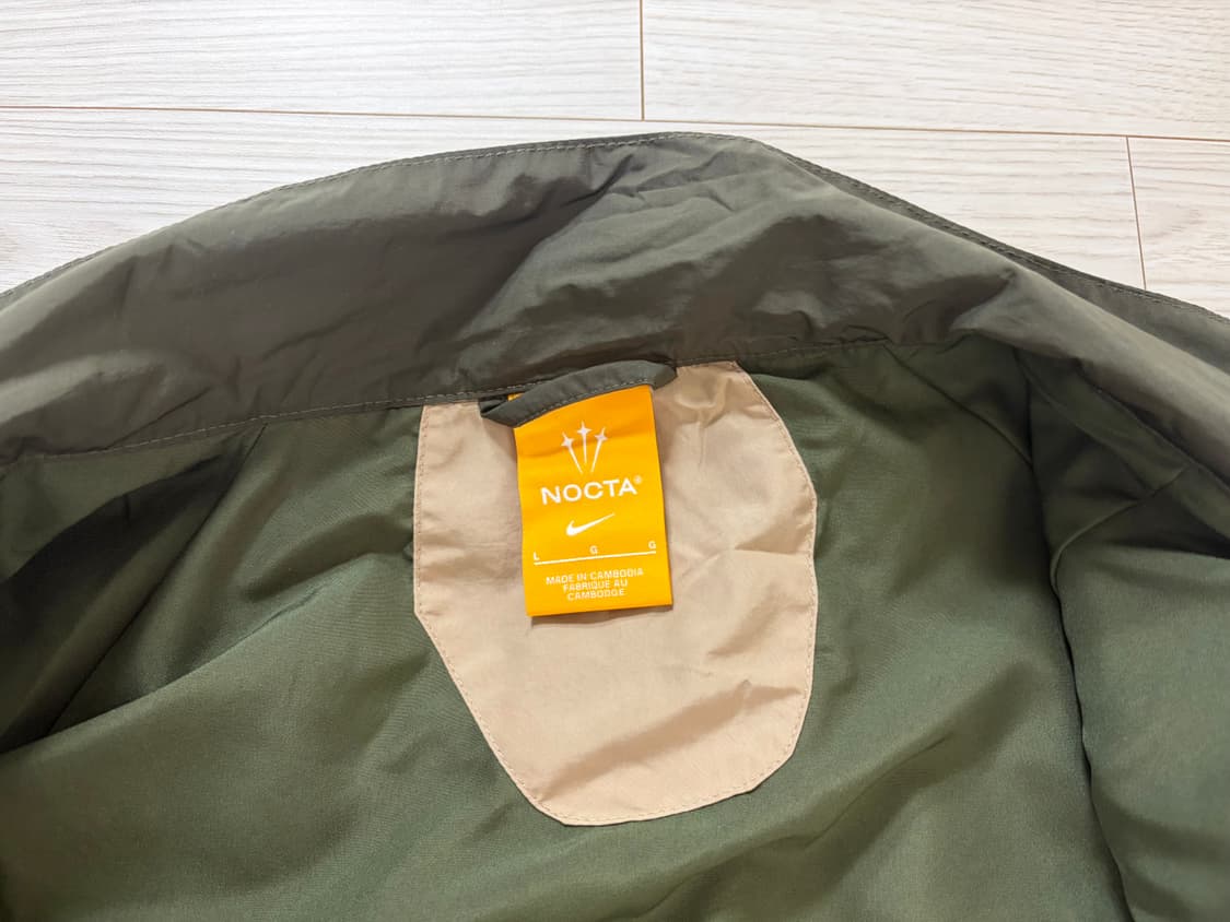 나이키 x 녹타 카키 트랙 자켓 팬츠 새트 아시아L 상품이미지3