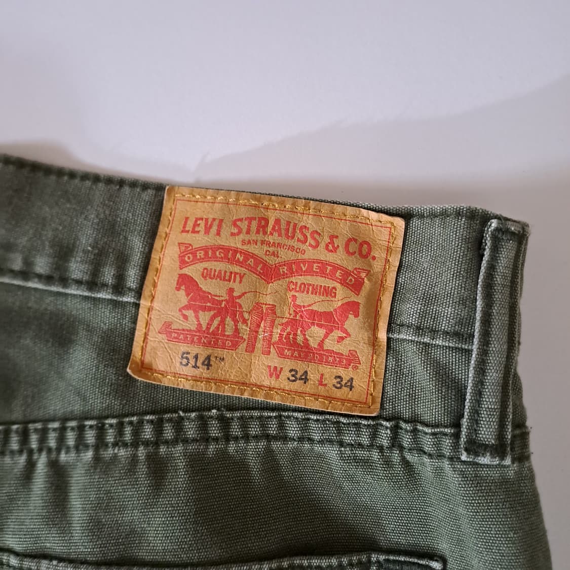 (택포) 리바이스 514 화이트탭 팬츠 34 B516 상품이미지6