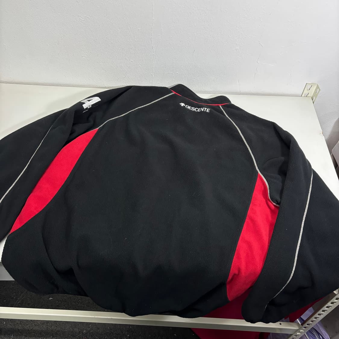 110 XXL 데상트 LG트윈스 반집업 웜업후리스 상품이미지3