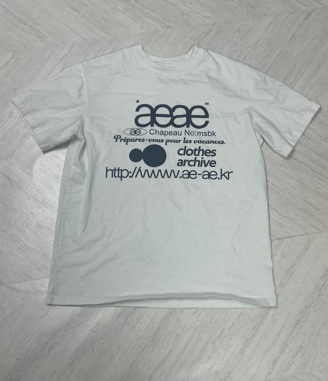 WEB LOGO T-SHIRTS [WHITE] 상품이미지3