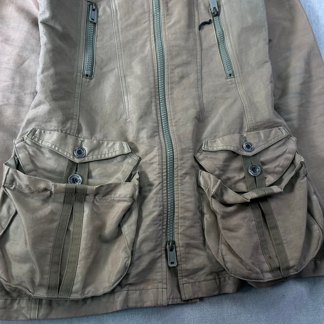 95 디젤 90s 유광 세틴 사파리자켓 상품이미지4