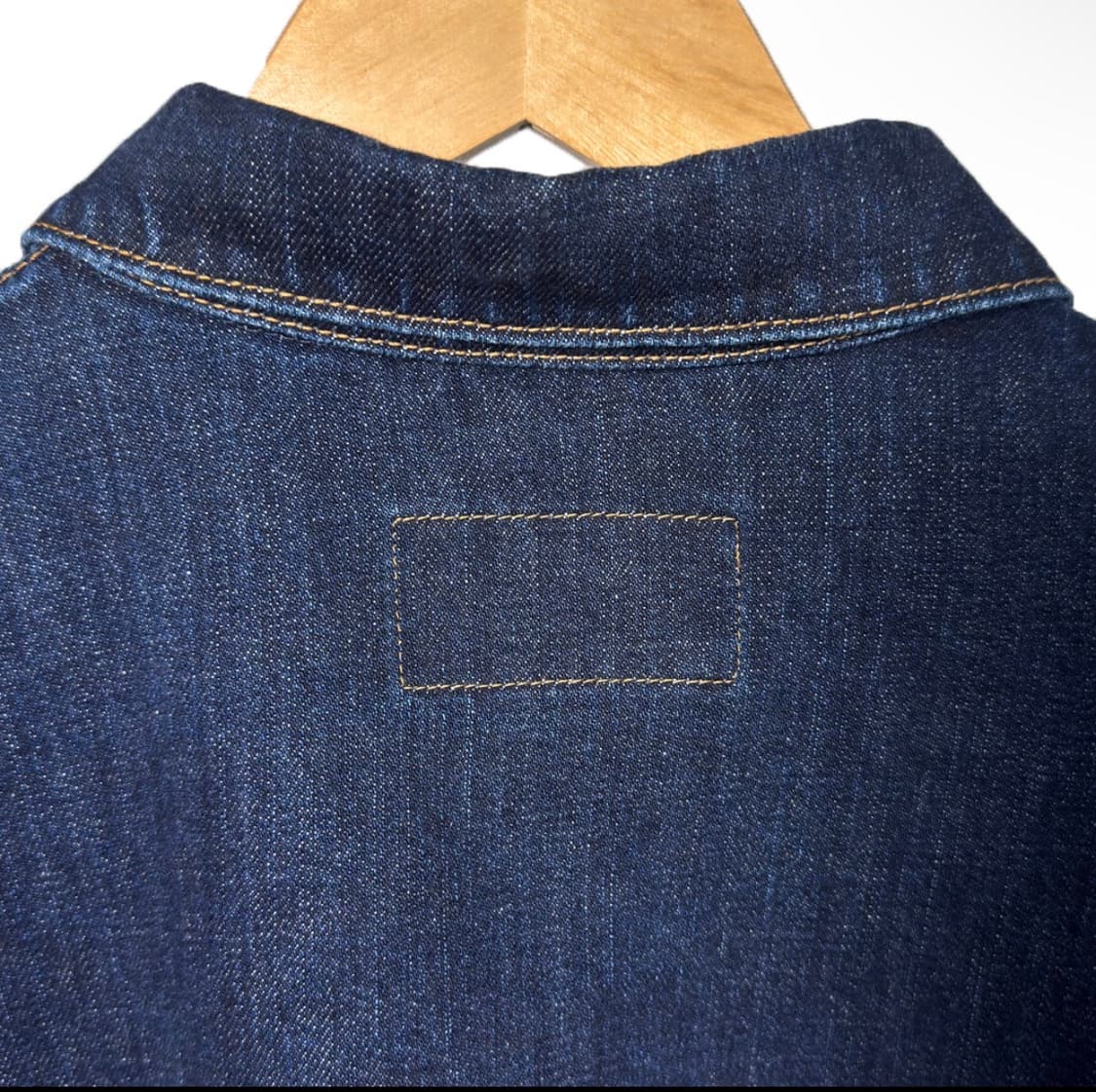 [XL] 프라다 남성 워싱 데님 삼각로고 셔츠 자켓 블루 상품이미지7