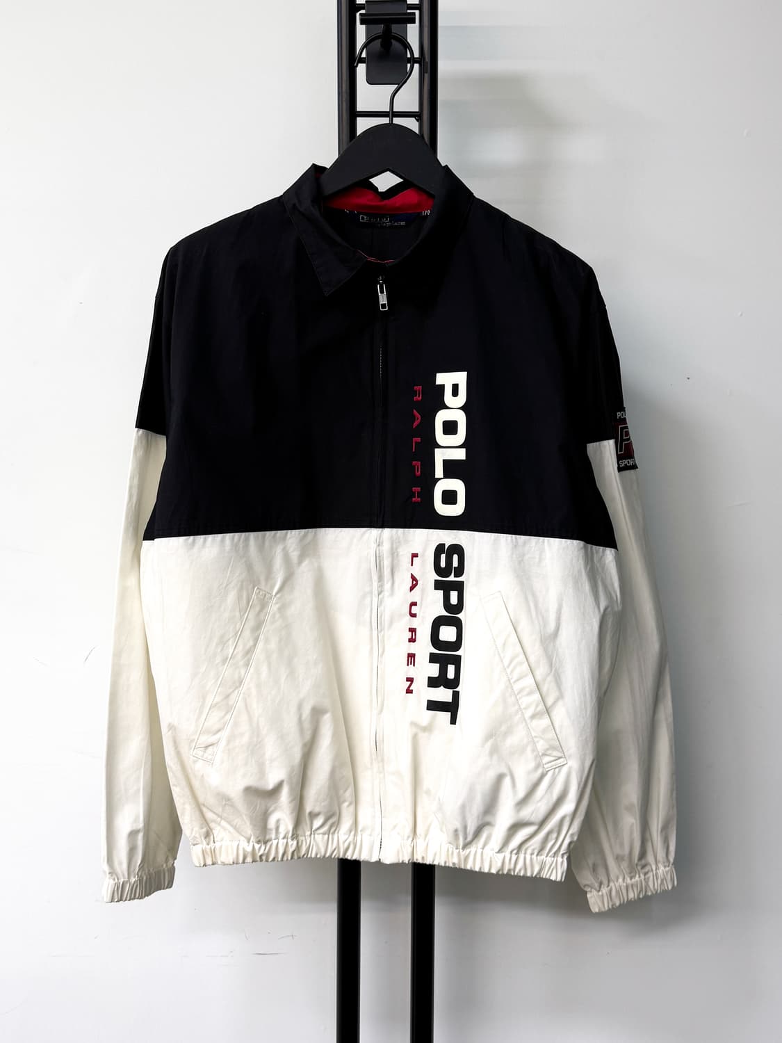 폴로스포츠 90s 스펠 로고 컬러블록 자켓 상품이미지1