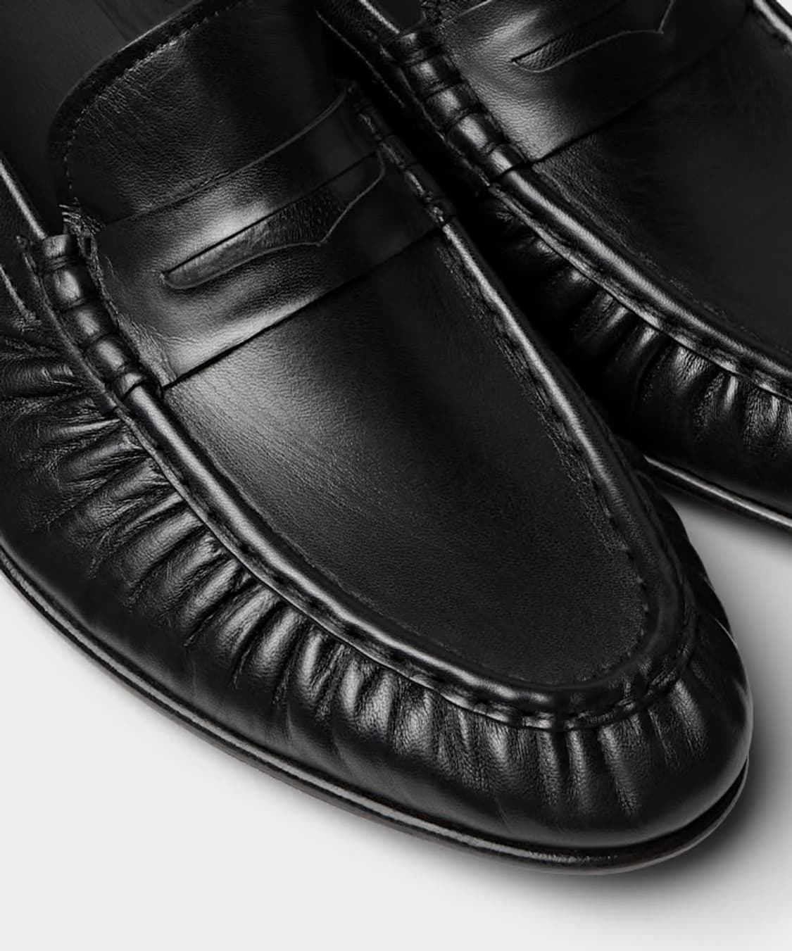 [260] 수트서플라이 블랙 레더 로퍼 상품이미지9