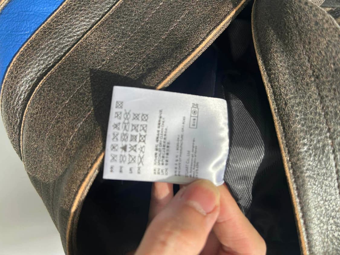 [34] 앤더슨벨 콤보 레이싱 레더 스커트 상품이미지7